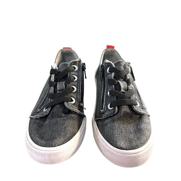 Cat & Jack Other - Cat & Jack Girls Sneakers Zip Sides Gray Size 1